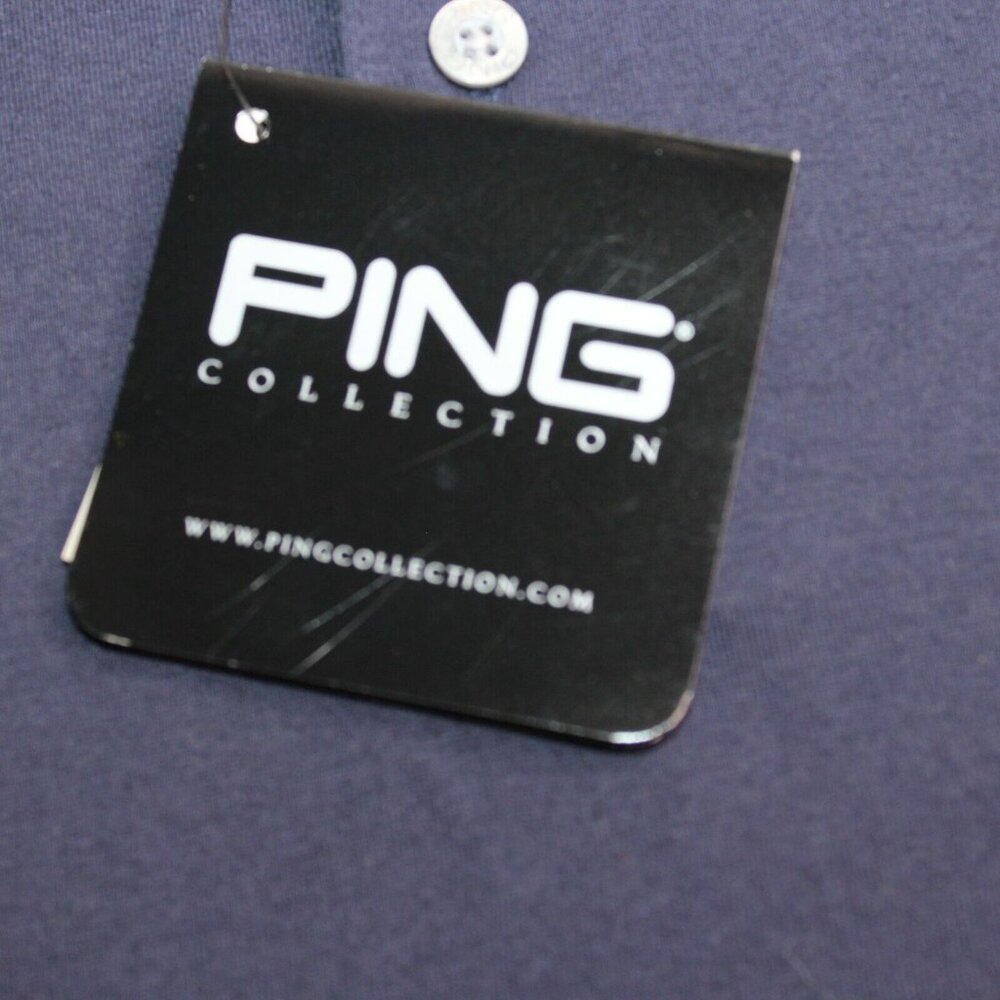 Ping Collection Mens XL Navy Blue Performance Activewear Pro Golf Polo Shirt - Picture 8 of 12